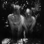 A series of pinhole double self portraits